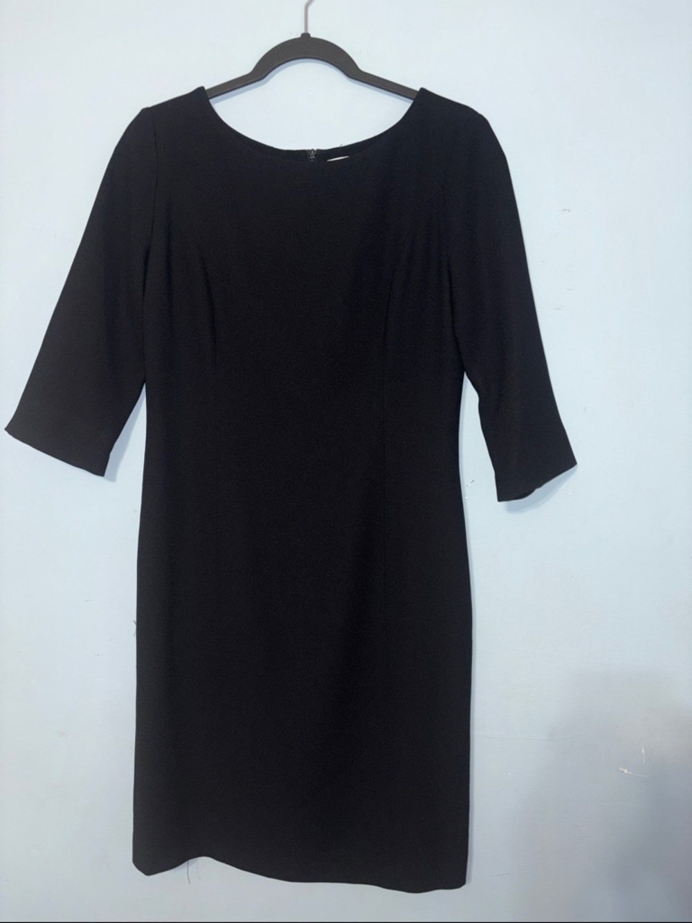 Josephine Chaus 4 Black old money chic classy event half Sleeve Sheath Dress